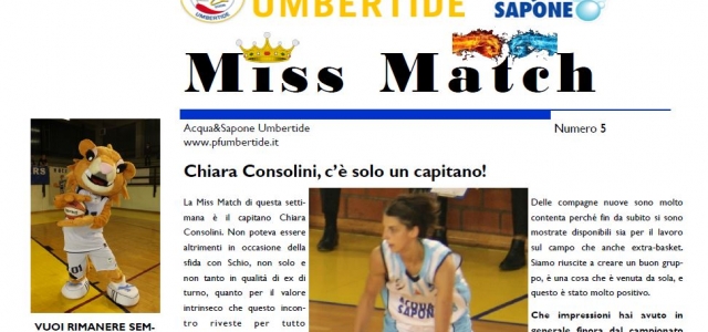 Scarica l’ultimo numero di Miss Match: ospite Chiara Consolini