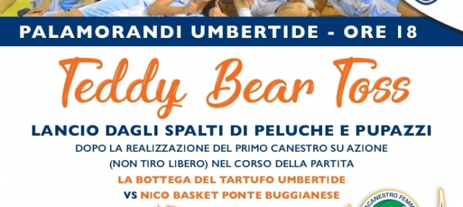 TEDDY BEAR TOSS AL PALA MORANDI